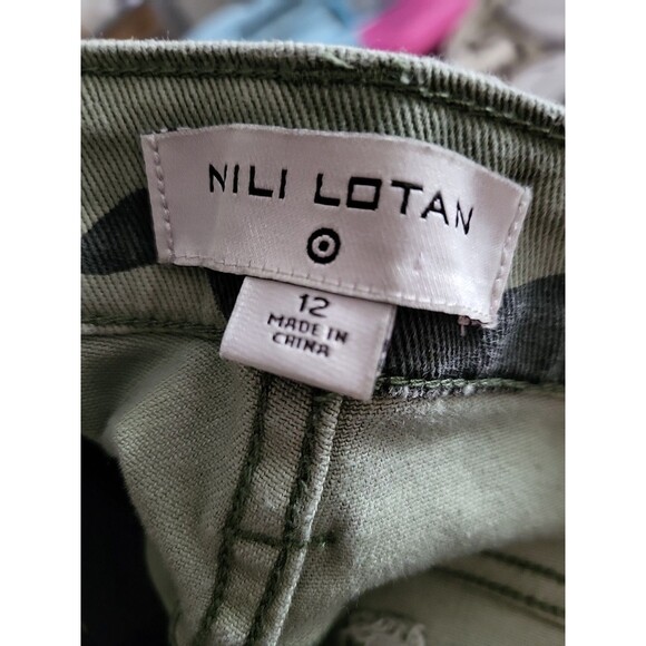 Nili Lotan for Target Women Green Camouflage Casual Pants 12 - Picture 2 of 15